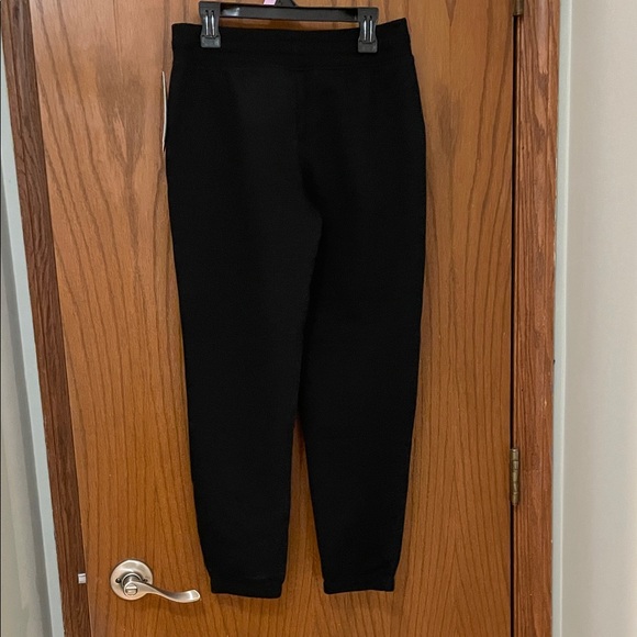 Cat & Jack NWT Sz Large (10/12) Black Joggers with White Drawstring - Picture 8 of 8